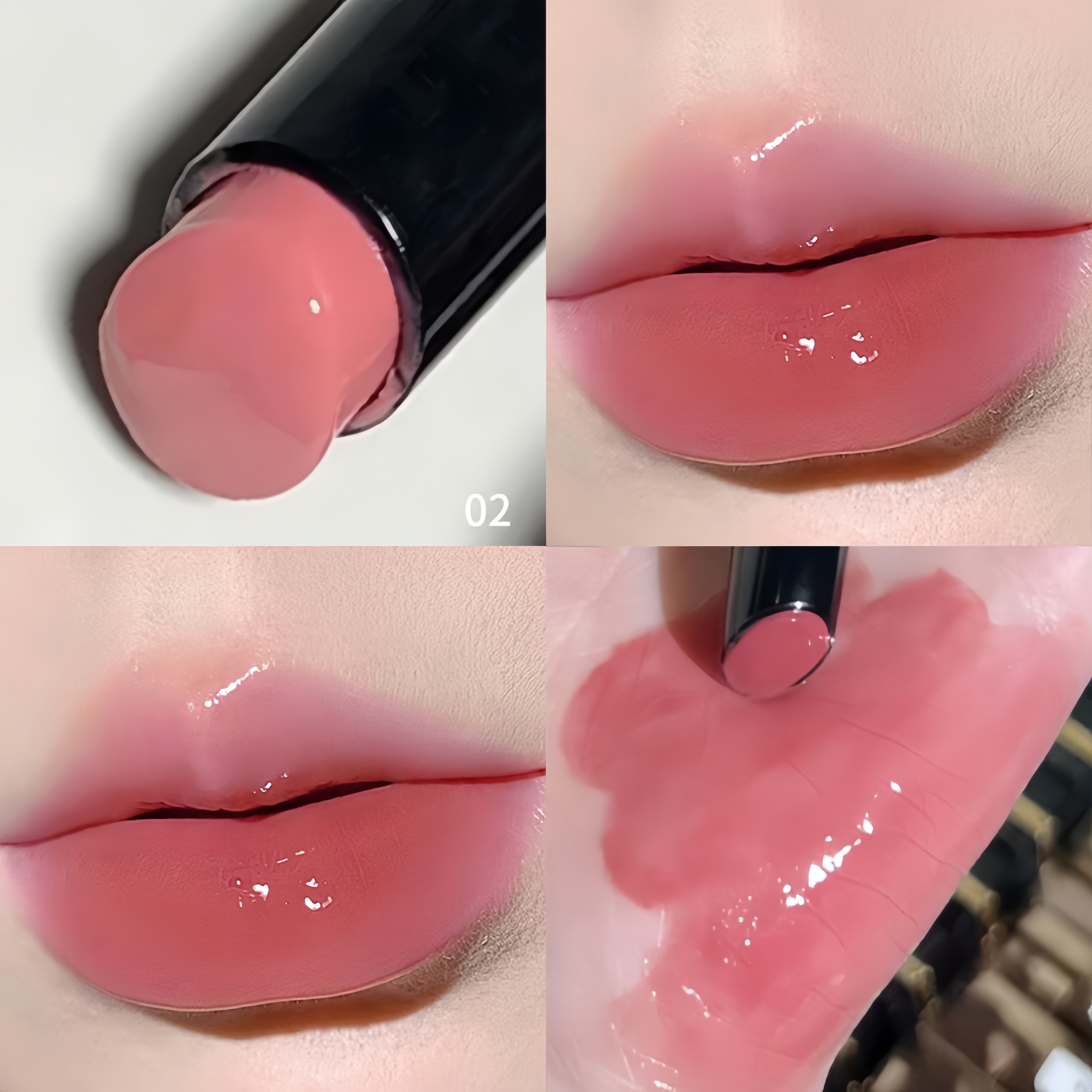 Novo batom espelho coreano, hidratante e não desbotável, não gruda no copo, gloss labial acessível.