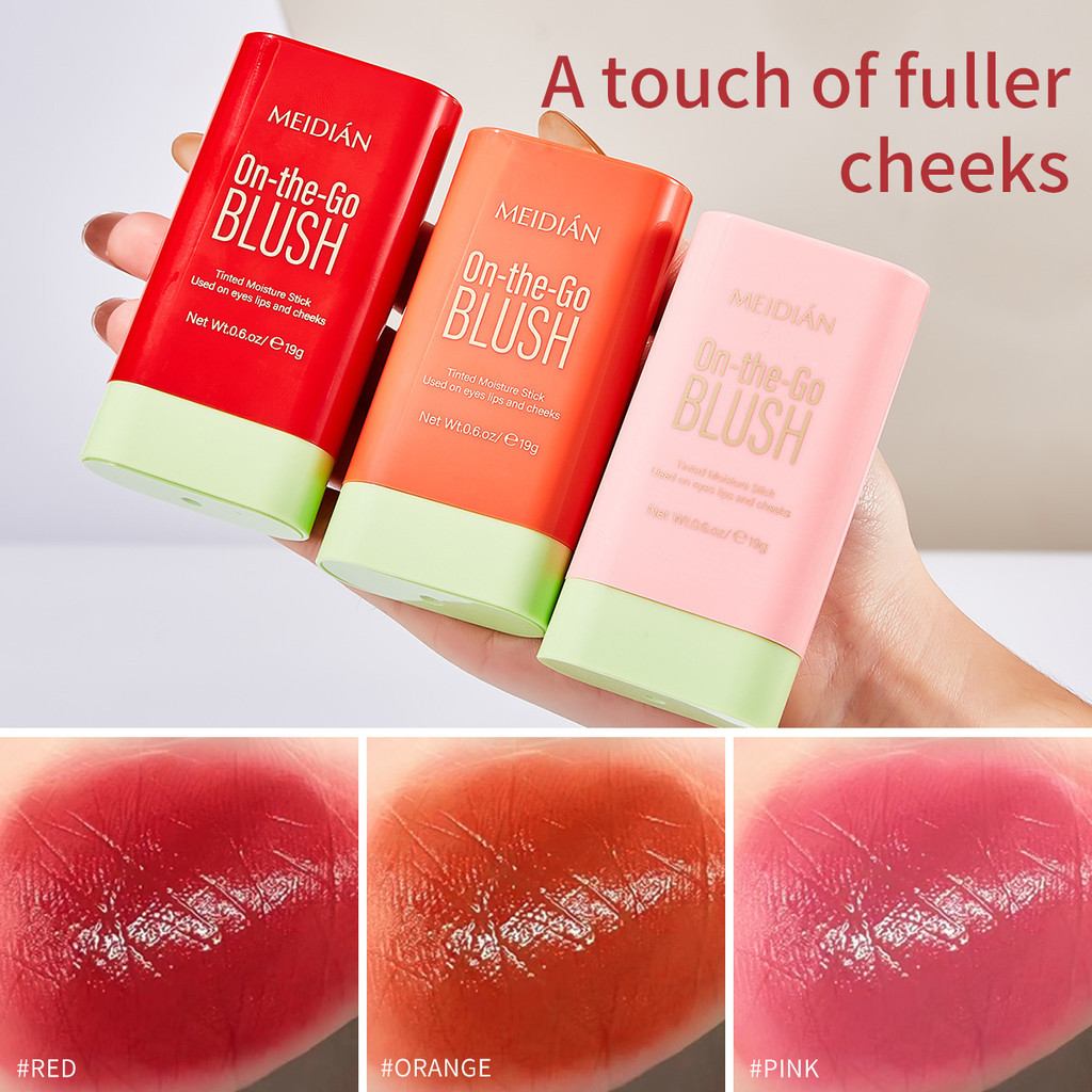 Imagem Pó blusher stick , Maquiagem Nua natural , Reparo facial , Cor De Destaque , rouge , Em