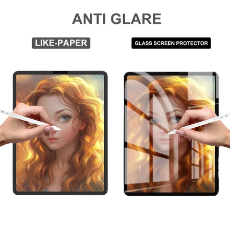 Novo Protetor de Tela Tipo Papel para iPad Gen 9/8/7 Air 4/5 10,9'' Air 6/7/11 Gen 10 11 A16 2025 Pro 11