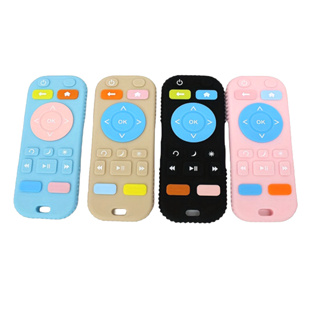 1 peça mordedor de bebê Silicone controle remoto mordedor dos desenhos animados controle remoto mordedor Molar brinquedo em Oferta na Shopee