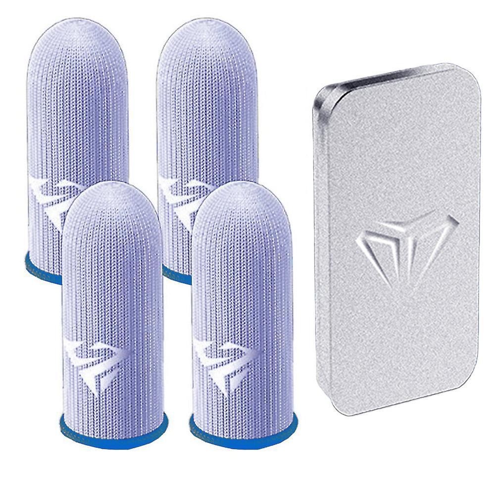 Conjunto de Luvas para Dedos de Jogo, Fibra de Vidro, Prata, Geladas, Respirável e À Prova de Suor. em Oferta na Shopee