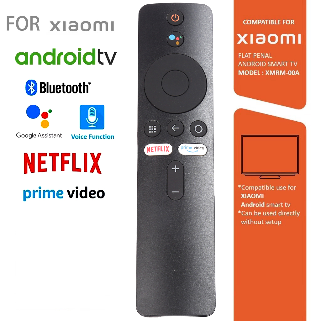  Controle Remoto de Voz Bluetooth para Mi Box/TV Stick 4K, Controle de Substituição