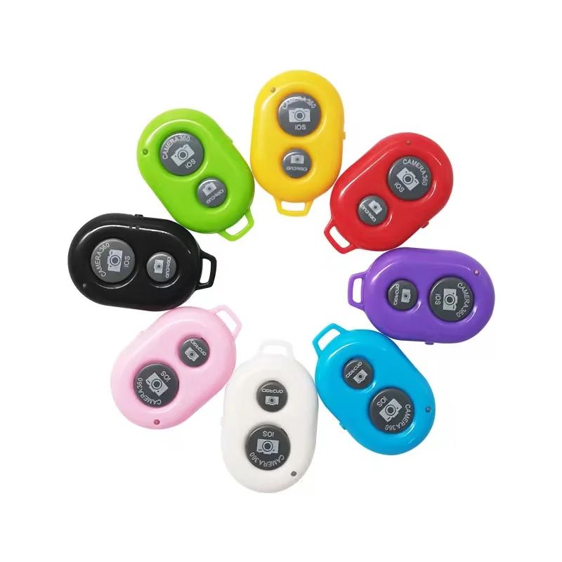 Novo Mini Controle Remoto de Câmera Bluetooth - Botão do Obturador para iPhones Android Selfies