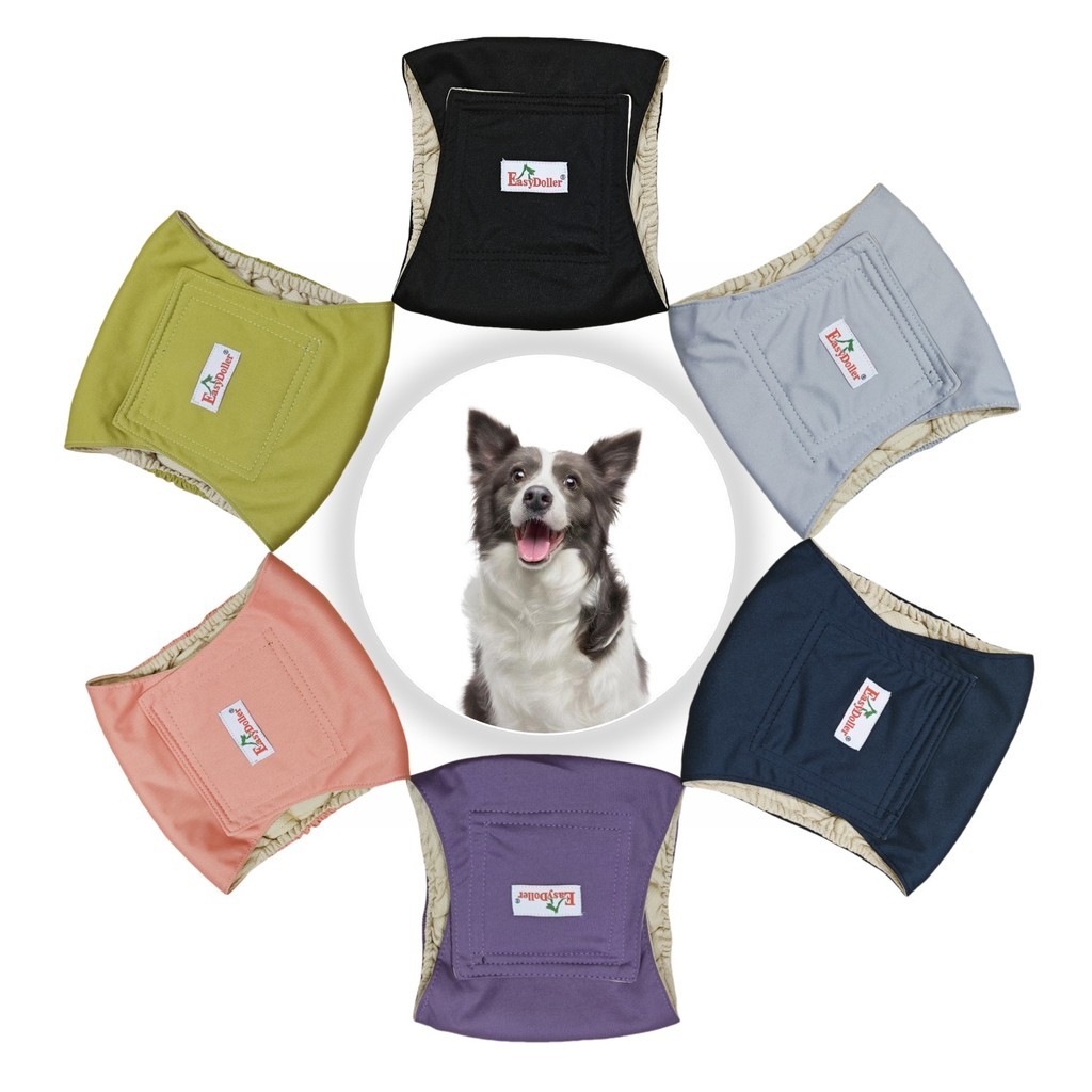 Faixa De Barriga De Cachorro Masculina Lavável (Padrão Elegante)-Envoltório Masculino , Fraldas Masculinas