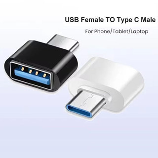 Adaptador USB tipo C para transferência de dados entre computadores, telefones, mouses, teclados e dispositivos.
