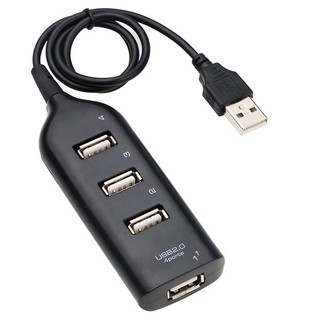 Hub USB para Laptop PC 4 Portas USB2.0 Distribuidor Adaptador Conversor OTG Rápido
