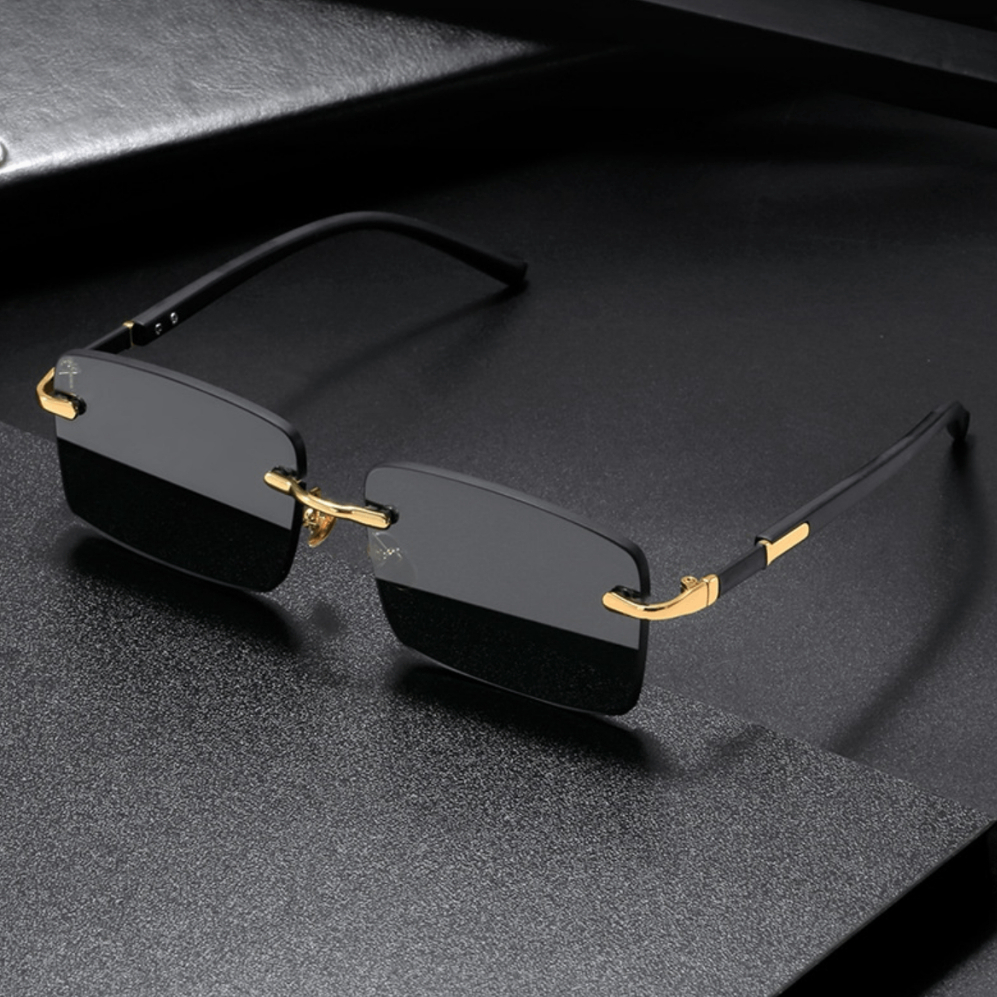 Óculos De Sol Da Moda Sem Moldura , Tons De Cor Gelatinosa De Estilo Europeu em Oferta na Shopee