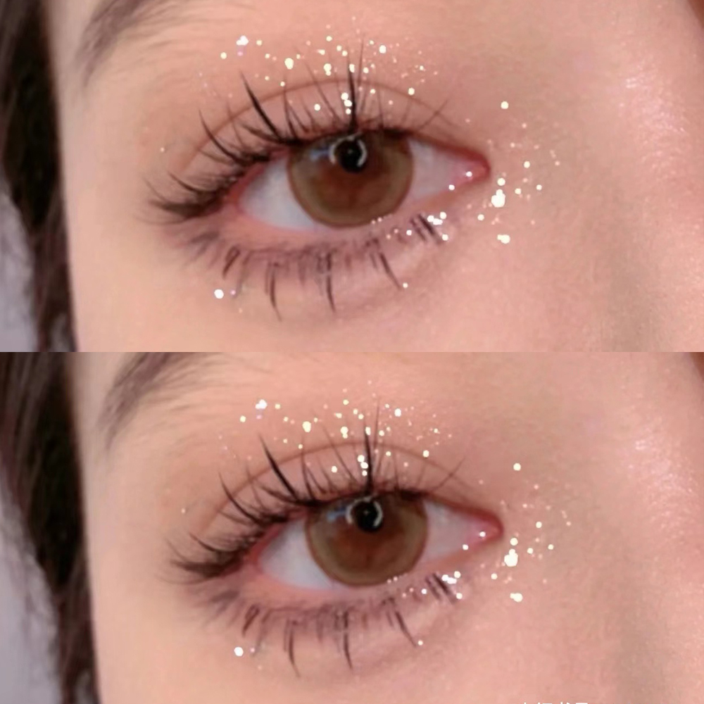 Sombra Líquida Com Glitter Pérola À Prova D'água , Alto Brilho , Cor Única , Para Mulheres