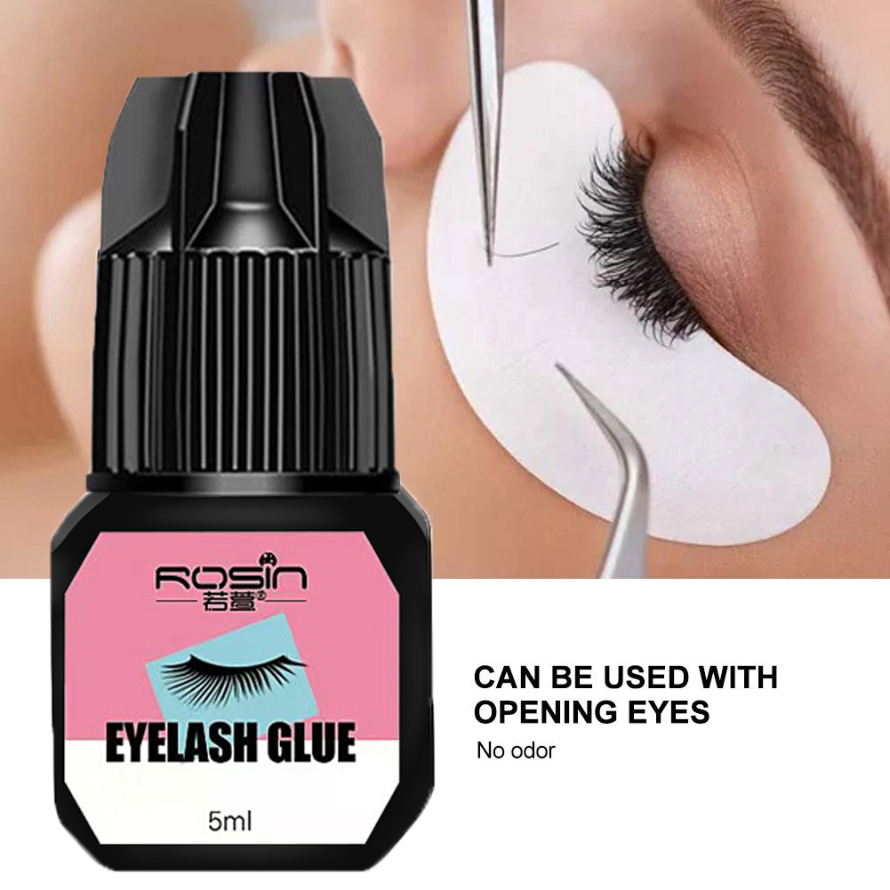 Cola Para Extensão De Cílios 5Ml Preta , Inodora , Não Irritante , Firme E De Longa Duração , Enxerto em Oferta na Shopee