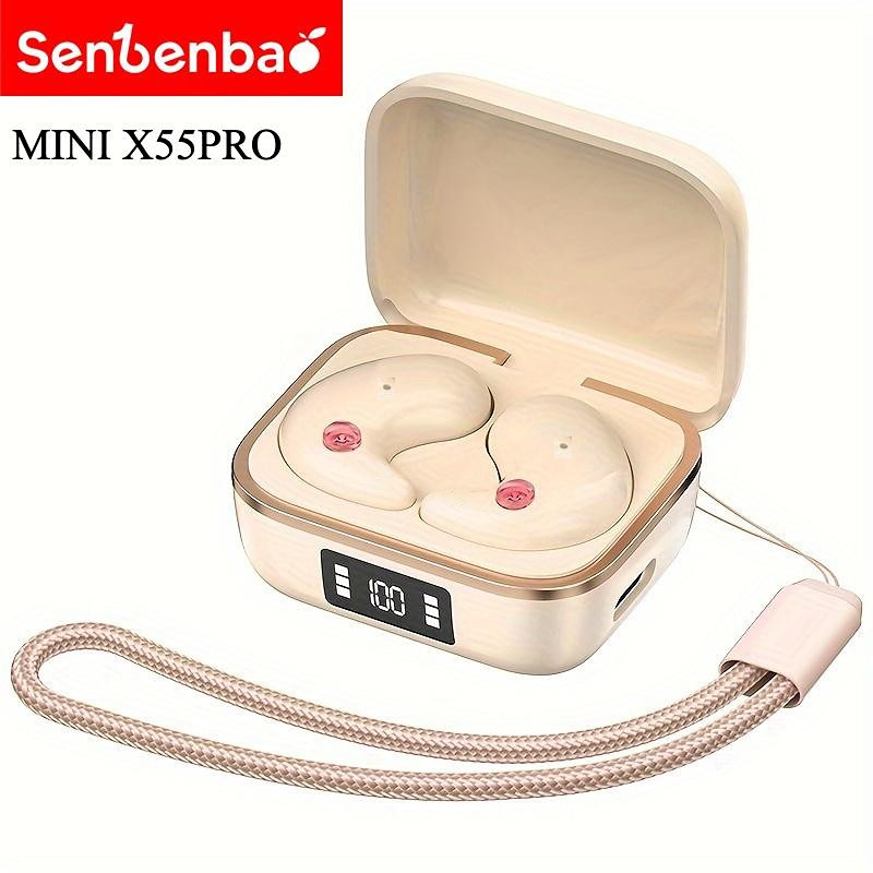 Fones Senbenbao X55 Pro Com Som Hifi, Resistência À Água Ipx5 E Controle Táctil Com Cancelamento De ruído