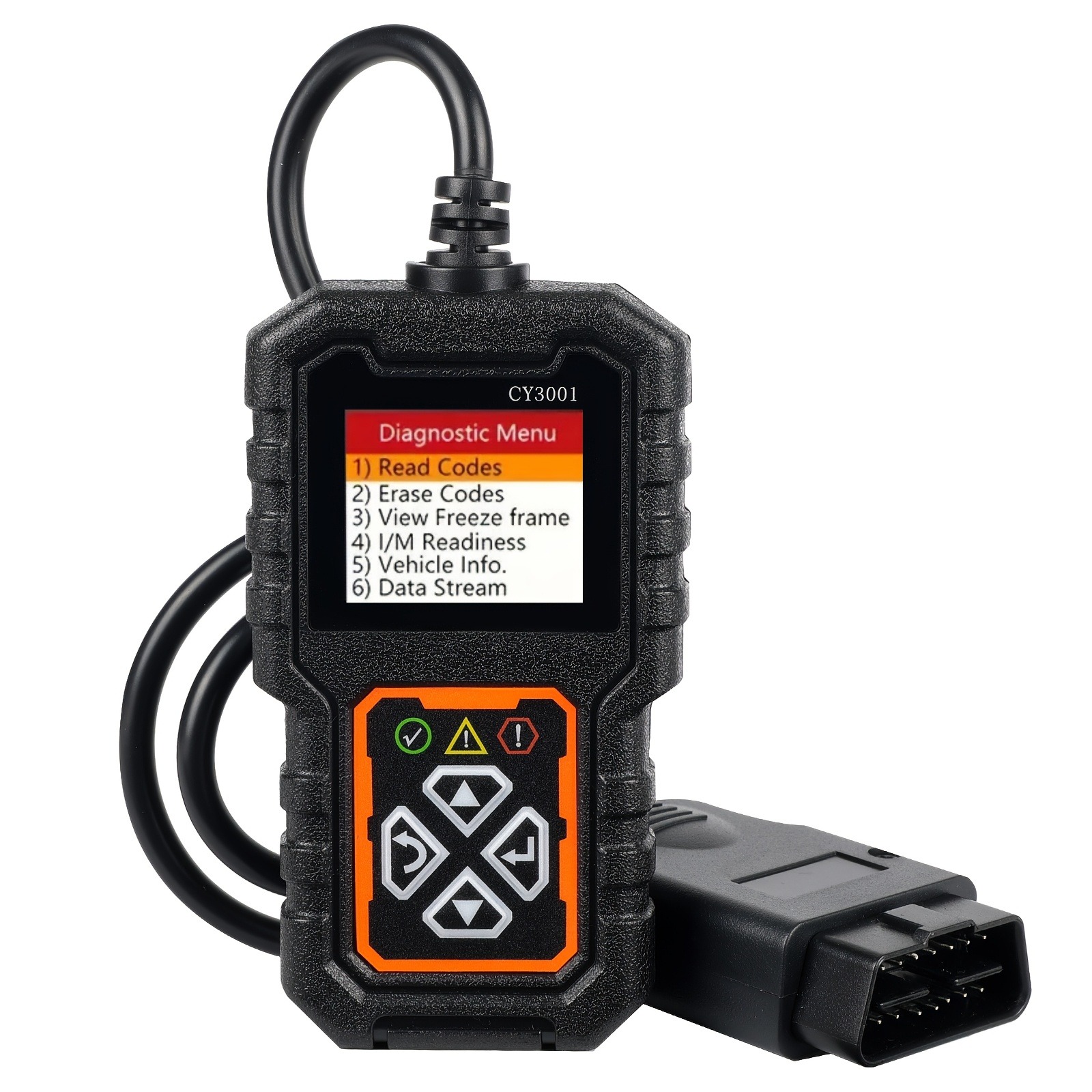 Novo Scanner OBD2 CY3001, Leitor OBD2 e Scanner de Falhas do Motor, Ferramenta de Diagnóstico CAN, para todos os carros