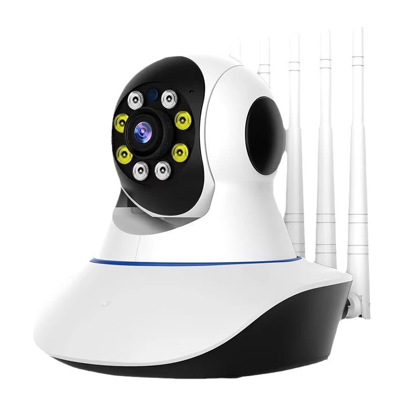 Antena Câmera De Segurança Interna 360 Rotativa PTZ Wifi CCTV Sem Fio Home