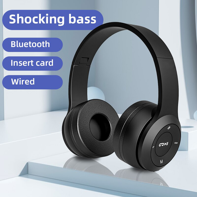 P47 Fones De Ouvido Sem Fio Bluetooth Com Som Alta Fidelidade E Confortável Baixa Latência Baixo HI-FI Estéreo Gaming He