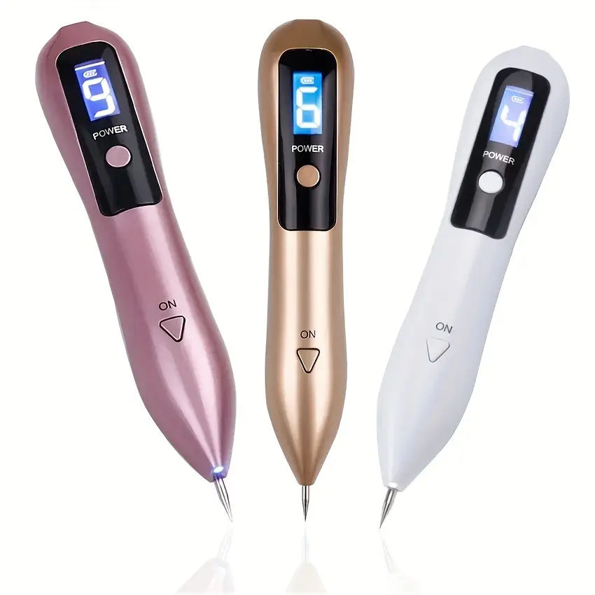 LEOYELV 9 Nível Caneta De Plasma Lcd:led Iluminação Limpeza Da Pele Com Efeito De Luz Bran...