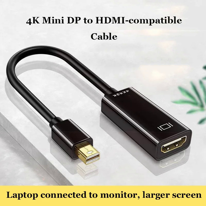 Mini Porta De Exibição Para Fêmea HDMI HDTV Adaptador 4K/1080P Conversor MacBook