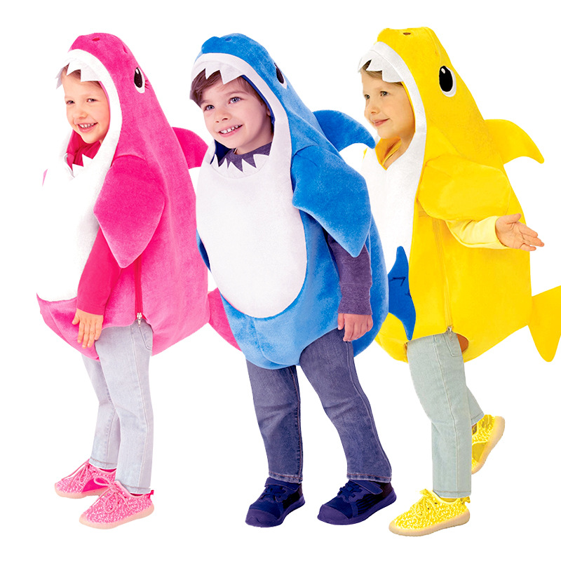 Pijama de Tubarão para Crianças & Adultos - Fantasia de Halloween para Família
