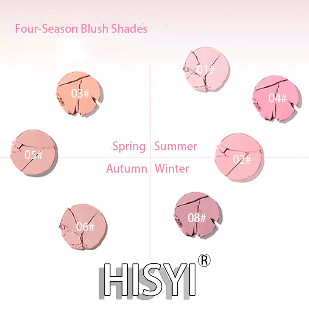 Blush Matte à Prova d’Água HISYI - Cor única, longa duração, suave para a pele, multi-tom, unissex · foto 2