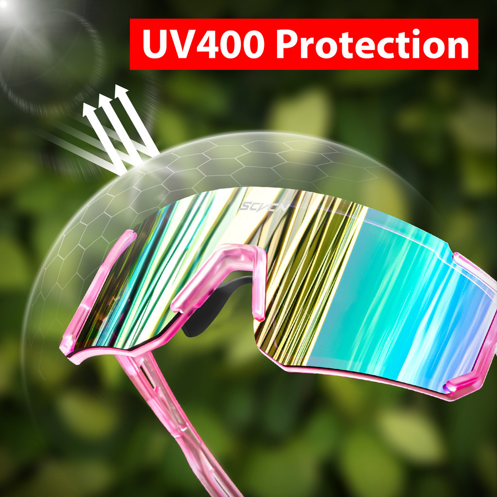 Sete Óculos de Sol UV400 para Ciclismo Masculino, Óculos de Bicicleta para Esportes ao Ar Livre de Verão, Proteção e · foto 2