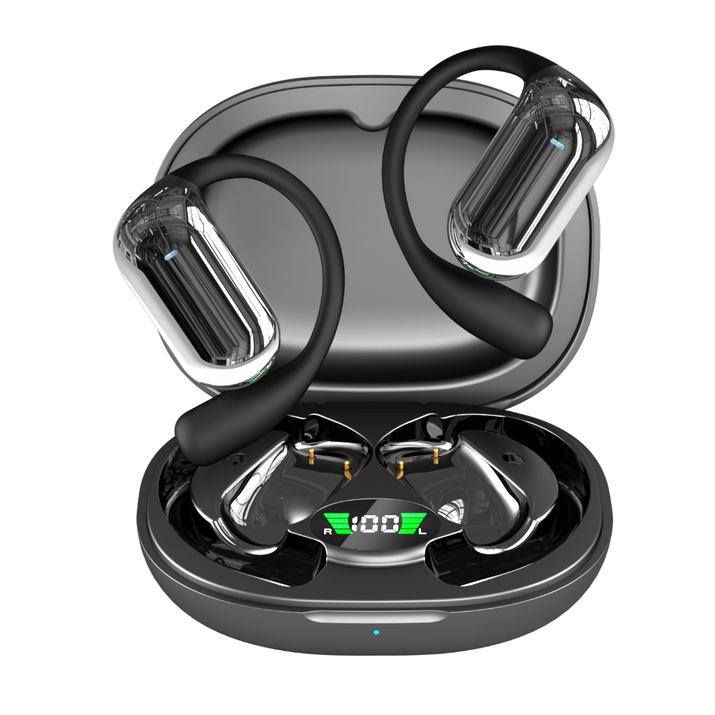 Fones de ouvido Q16s, fone de ouvido sem fio Bluetooth com condução óssea, fones de ouvido sem fio TWS
