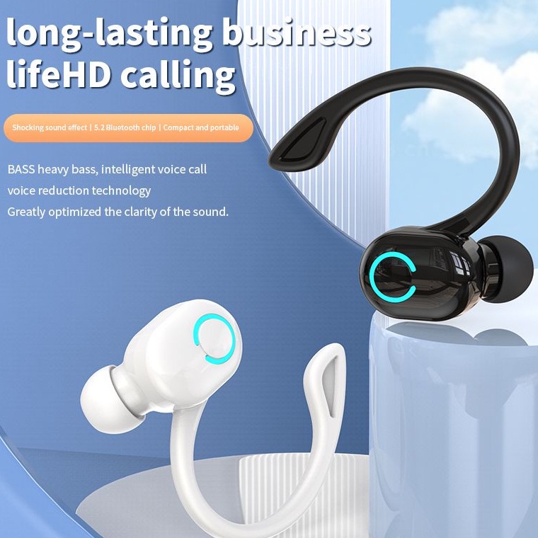 Fones De Ouvido Sem Fio S10 Touch Stereo Single Gamer Headset Business Bluetooth Sports À Prova D'água Com Microfone