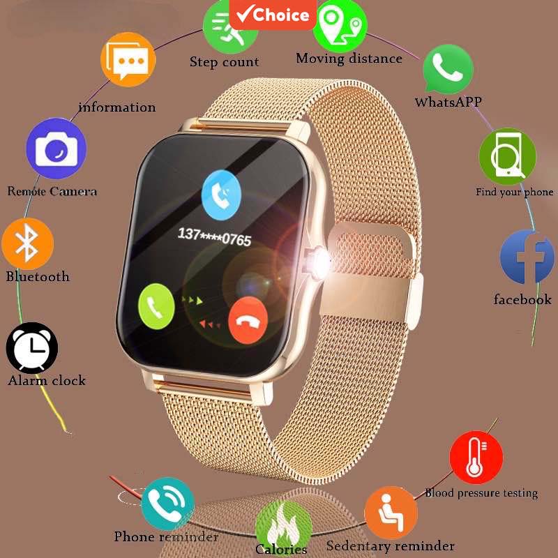 2026 Novo Monitor De Saúde De Smartwatch Relógio Inteligente Com Chamada Bluetooth Full Touch
