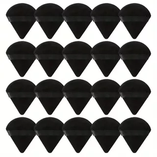 Esponjas De Maquiagem Triangulares De Veludo Super Macias E Reutilizáveis , Conjunto Multicolorido D