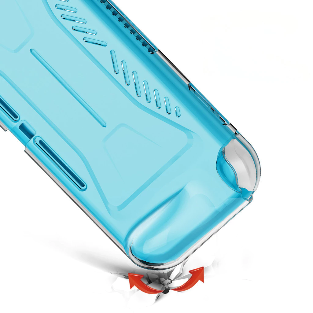 Capa Transparente TPU Protetora Macia De Controlador Durável Para Acessórios Nintendo Switch - detalhe