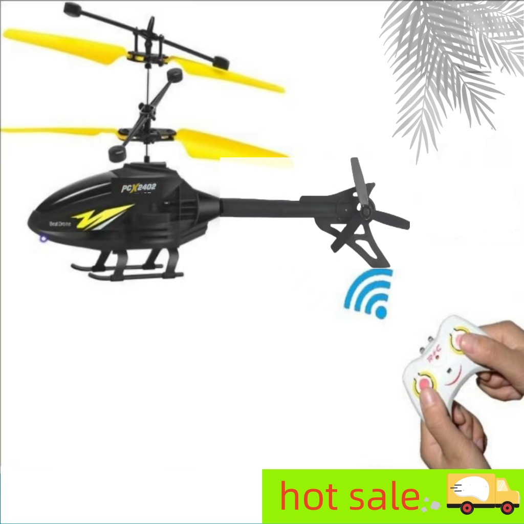 Helicóptero Com Sensor Remoto Carregando Avião Pequeno , Presente De Feriado Para Menino E Menina , De Coordenação Olho 