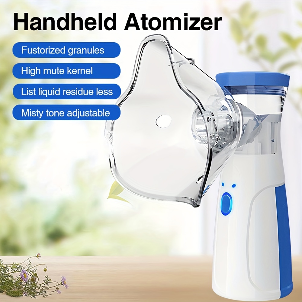 Nebulizador Inalador Portátil para Crianças e Adultos, Nebulizador Ultrassônico de Baixa D...