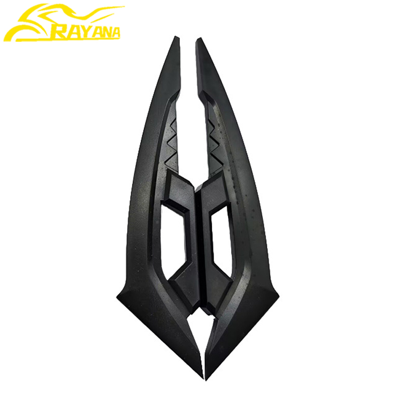 Nova modificação de corpo para motocicleta, adesivo decorativo, asa fixa com lâmina de vento, asa lateral em forma de
