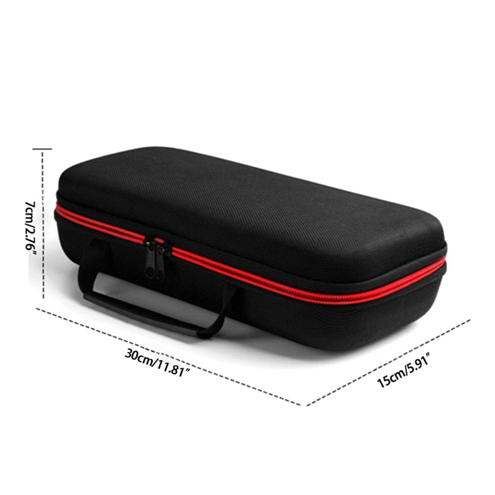 Nova Bolsa de Armazenamento para Microfones Duplos Portátil, Bolsa com Zíper, Caixa de Armazenamento para Karaoke em