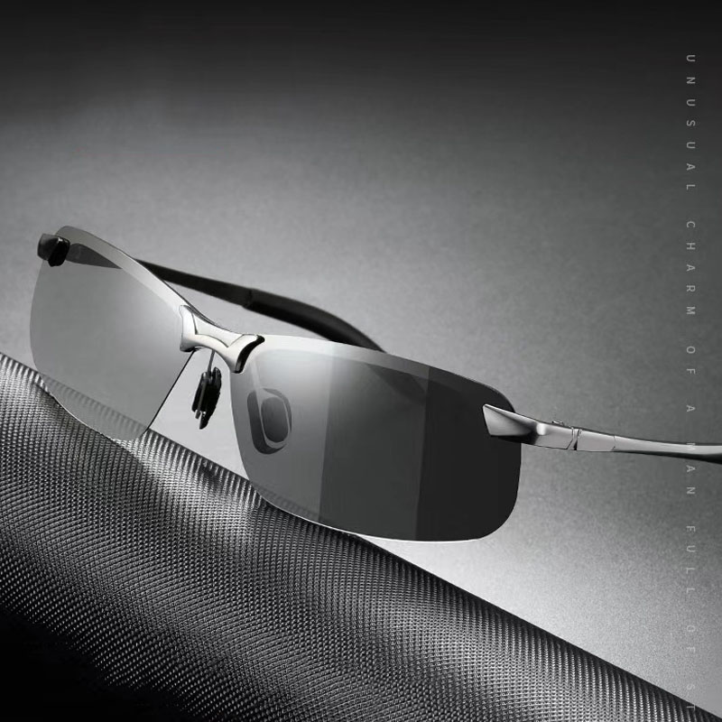 Óculos De Sol Polarizados Diurnos E Noturnos-Fotocromáticos Para Dirigir/Pesca UV400 Homens