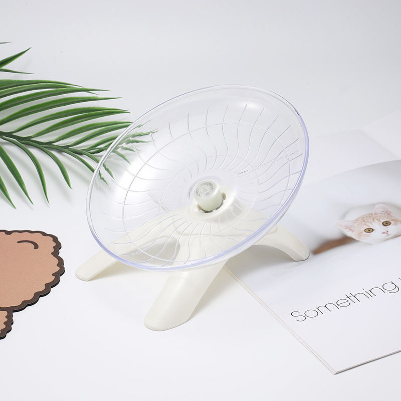 Roda De Corrida Hamster UFO 18cm Exercício Silenciosa Com Suporte Para Hamsters Gerbils Esquilos Ouriços