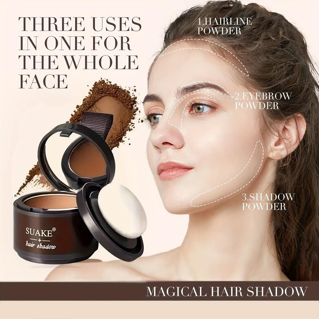 Sombra De Cabelo Em Pó-À Prova D'água E De Longa Duração , Cobertura Natural Controle De Borda , Mistura Perfeita Para R