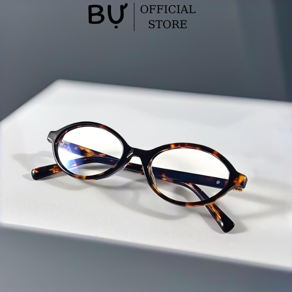 Óculos Ovais Pequenos-UV400 E Luz Anti-Azul Para Estudantes/Escritório , Armações De Moda