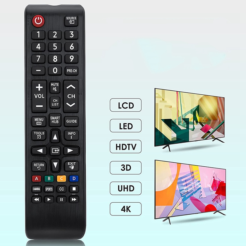 Controle Remoto Universal BN59-01199F Para Samsung Todas As TVs Inteligentes LCD LED HDTV 3D UN32J4500AFXZA