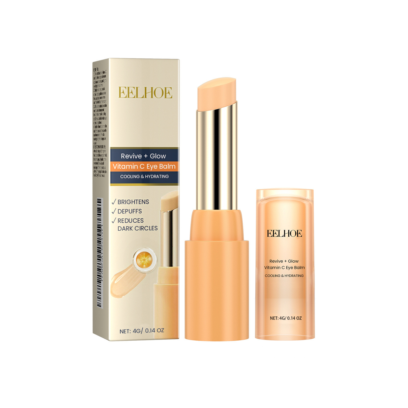 Revive Glow Vitamina C Eye Stick 4g Hidratante Ilumina Olheiras Alívio Do Inchaço