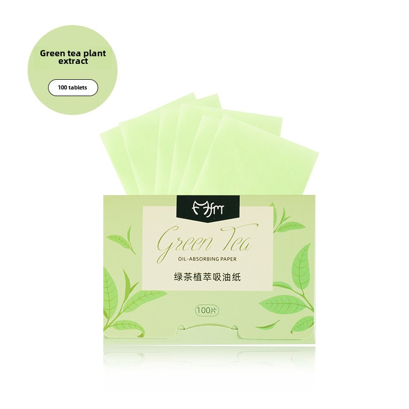 Folhas Absorventes De Óleo De 100 Peças Para Rosto | Papel Absorvente Portátil Controle De Brilho E Matificante em Oferta na Shopee
