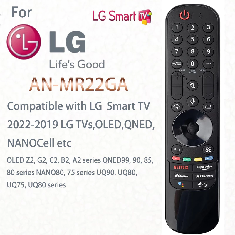 Novo Controle Remoto Compatível Trendy para LG AN-MR22GA para TV Smart, Controle Remoto LG.