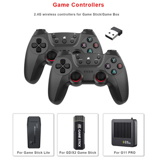 Controladores De Jogos Duplos Sem Fio 2.4G Para Celular Android PC TV Box Video Gamepad Joystick