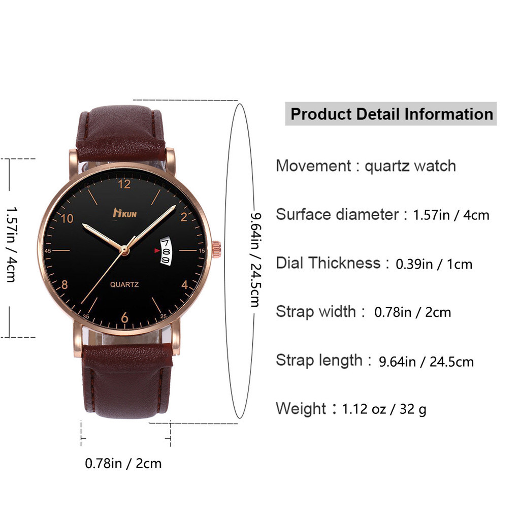 1 relógio esportivo masculino de quartzo simples Casual All-Match