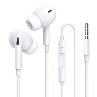 Fones De Ouvido Com Fio De 3.5 Mm Controle De Volume E Microfone Intra-Auriculares De Alta Qualidade em Oferta na Shopee