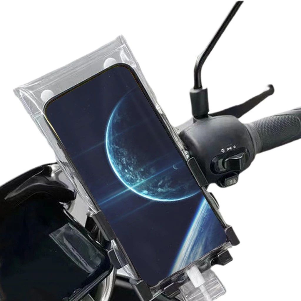 Capa de telefone à prova d'água recarregável com bateria embutida e tela sensível ao toque para entrega. - detalhe