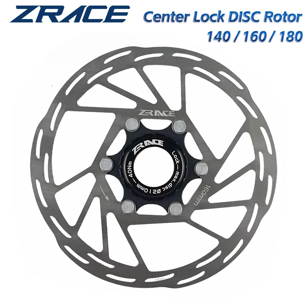 ZRACE Center Lock Disco de Freio de Bicicleta Rotor Disco de Dissipação de Calor Forte Rotor Flutuante 140mm 160mm