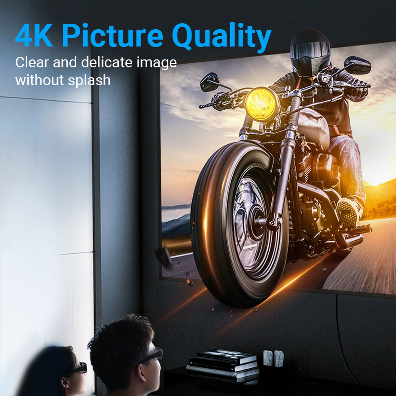 Adaptador Vention DP para HDMI 4K Banhado a Ouro Adaptador de Vídeo e Áudio DP Macho para HDMI Fêmea Banhado a Ouro · foto 2
