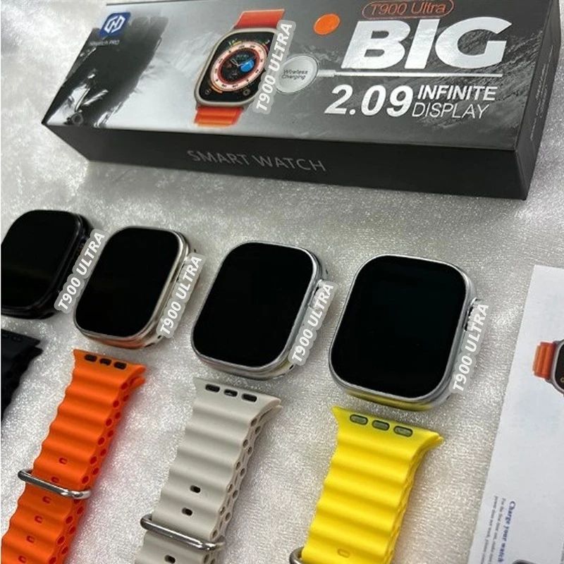 T900 Ultra Smart Watch IP68 À Prova D'água Bluetooth Monitoramento De Saúde Exercício Cont...