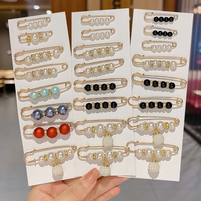 Conjunto De Multi Peças Moda Coreana Broches Anti-Reflexo Para Proteger Vestidos Clipes De Cintura Ajustáveis Pino De Se