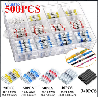 Um Pacote De Kit De Conector De Fio Termo Retrátil De Vedação De Solda De Vários Tamanhos…