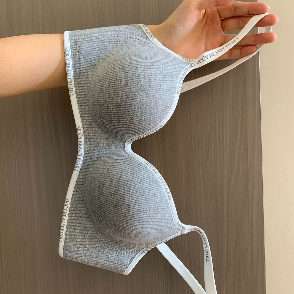 Sutiã Sem Arame Para Bustos Pequenos-Design De Letras Modeladoras | Conforto Costura Femin...