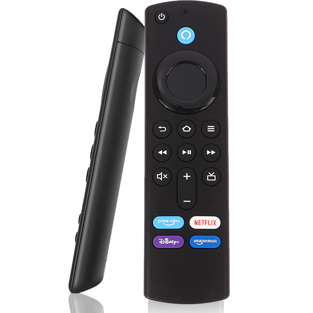 Controle Remoto de Voz Smart 4K MAX Lite Fire Cube para Fire Stick TV 3ª Geração Compatível com Alexa